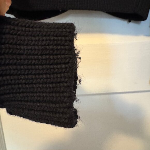 Everlane The Texture Cotton Cardigan in Black XS - Picture 8 of 9